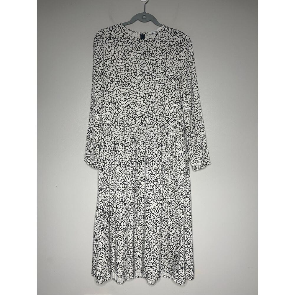 Samsøe Samsøe Rama Midi Dress Long Sleeve Ditsy Floral Scandinavian Minimalist S